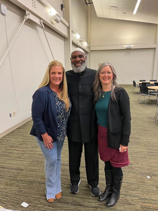 Dyslexia Specialist Endorsee Marci Bailey, State Representative Ako Abdul-Samad, and IRRC Education and Outreach Coordinator Stephanie Edgren.