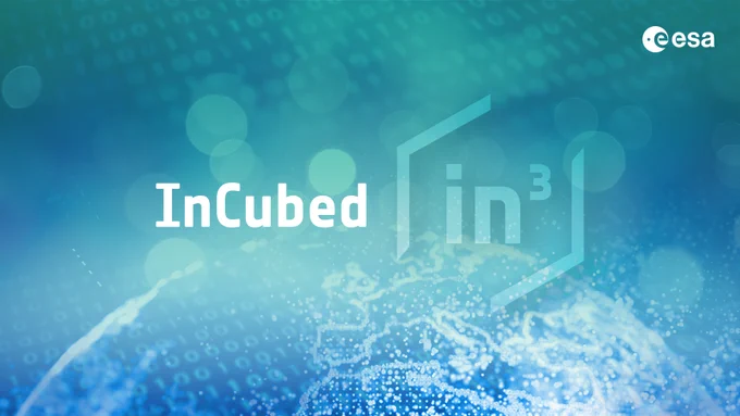 ESA Incubed logo. InCubed stands for ‘Investing in Industrial Innovation’ and is a Public Private Partnership co-funding programme run by the ESA Φ-lab. InCubed focuses on developing innovative and commercially viable products and services that generate or exploit the value of Earth observation imagery and datasets. The programme has a very wide scope and can be used to co-fund anything from building satellites to ground applications and everything between or to develop new EO business models.
