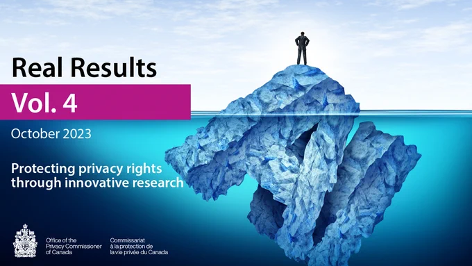 Real results volume 4. October 2023. Protecting privacy rights through innovative research. 