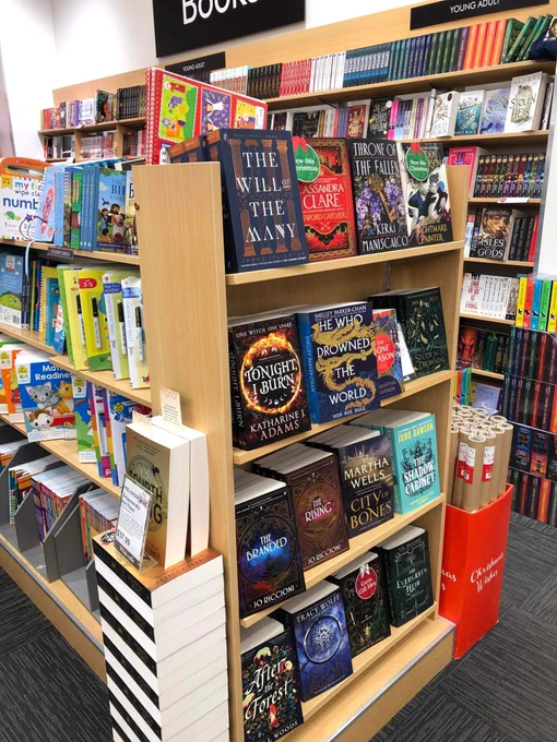 Tonight, I Burn on an end cap in amazing company! I am seriously pinching myself.