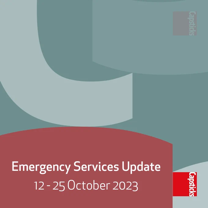 [thumbnail] Emergency Services Update: 12 - 25 October 2023