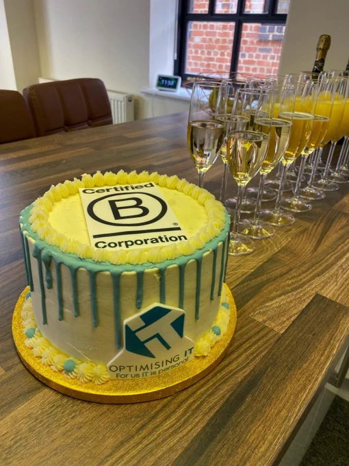 Optimising IT is a Gloucestershire B Corp