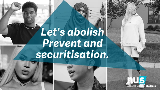 Let's Abolish prevent and securitisation.
