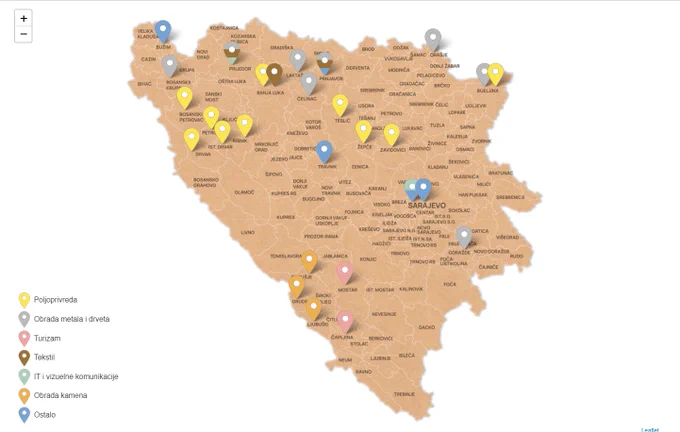 Interaktivna karta LPZ projekata