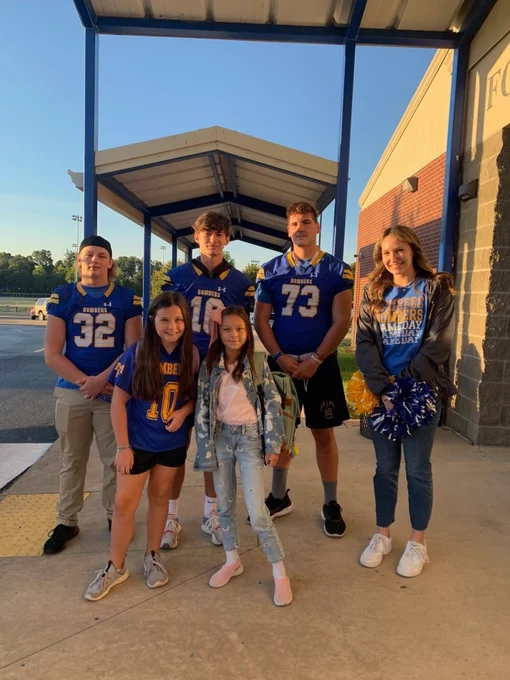 football players with girls 