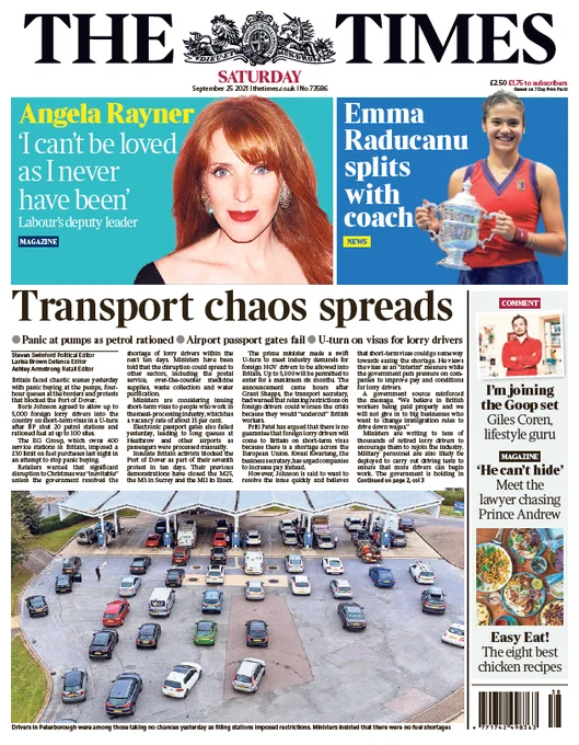 Saturday's Times