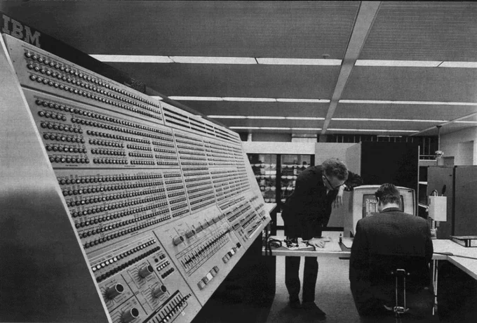 http://arstechnica.com/information-technology/2014/04/50-years-ago-ibm-created-mainframe-that-helped-bring-men-to-the-moon/