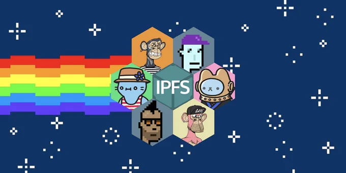Parody of the Nyan Cat Meme with the IPFS Logo and NFT Art replacing the pixelated cat. Watch Sept 25th @ 8pm: https://linktr.ee/defcon201
