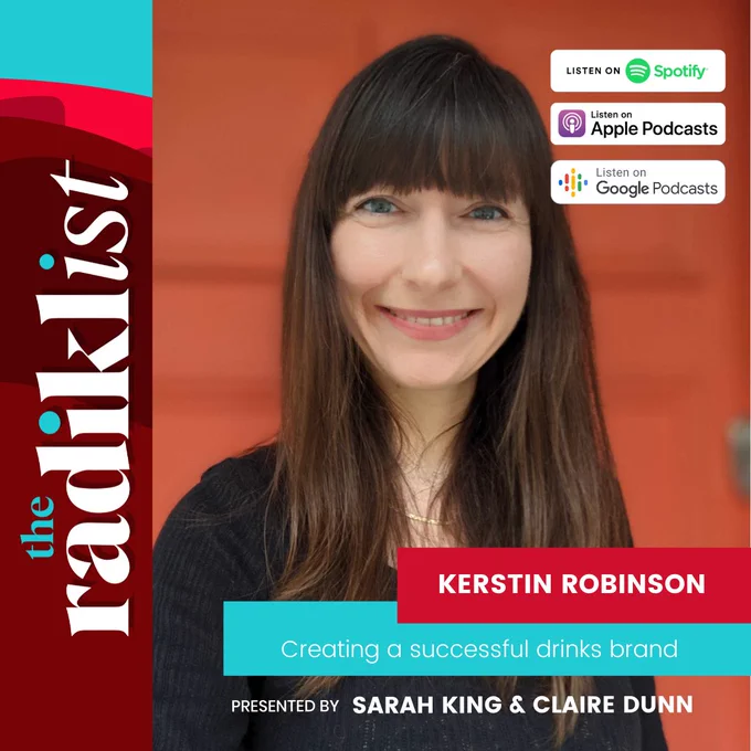 Kerstin Robinson, co-founder of Kix And Nix. Discover more in tis episode of The Radiklist podcast: https://pod.fo/e/eba49