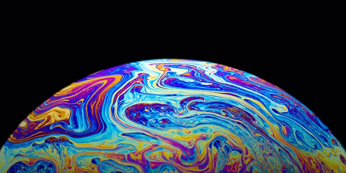 Image: Planet Earth showing thermal images of weather patterns.