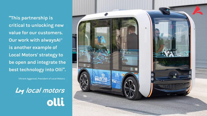 Local Motors Selects alwaysAI® as its Computer Vision Partner