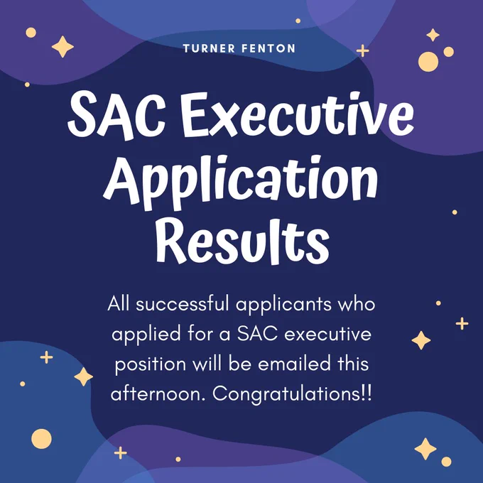 Hi Trojans! We appreciate all of the applicants who decided to take initiative and apply to SAC this year. While we loved reading all of your applications, it was extremely difficult to make a decision. If you were successful in obtaining a spot, you will receive a personalized email this afternoon. However, if you do not receive this email, we unfortunately can not offer you a spot on our SAC executive council. With that being said, we hope to see you out at SAC organized events and encourage you to try again next year. Congratulations to all those who are accepted and we look forward to working with you!