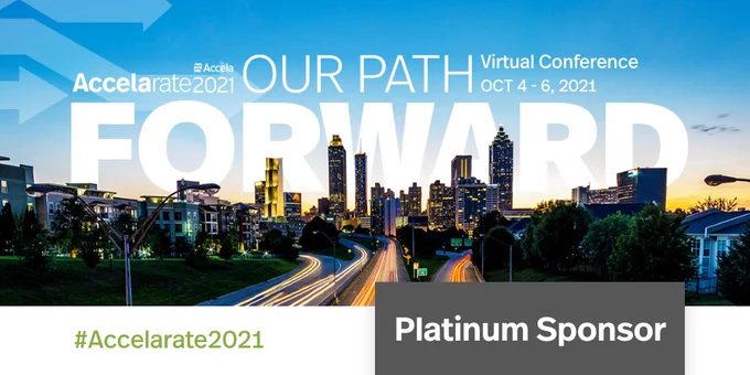 Velosimo is proud to be a platinum sponsor of Accelarate 2021