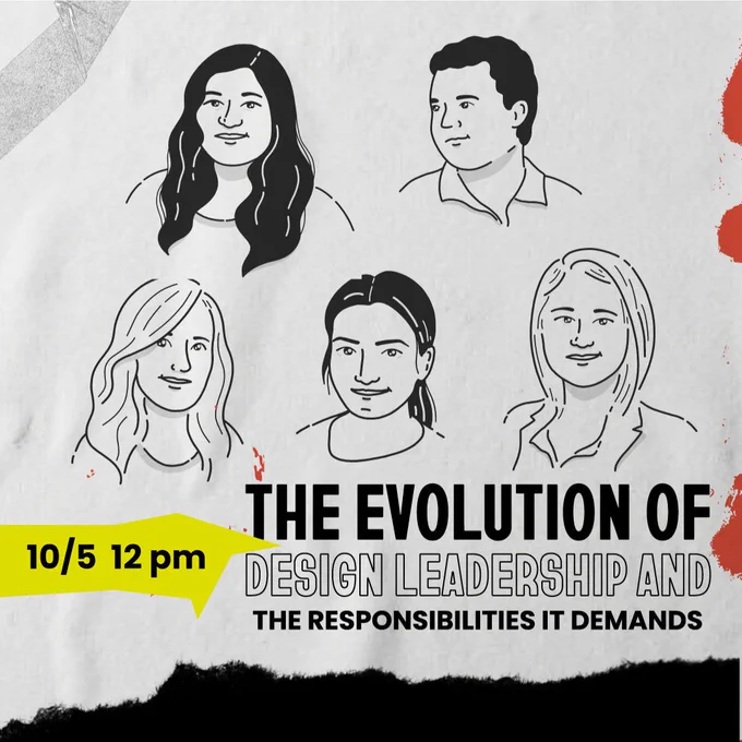 The Evolution of Design Leadership and the Responsibilities it Demands with MetroStar on Tuesday, October 5 from 12 p.m. to 1 p.m. on Zoom