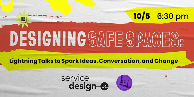 Designing Safe Spaces: Lightning Talks to Spark Ideas, Conversation, and Change on Tuesday, October 05 from
6:30 pm - 8:00 pm on Zoom