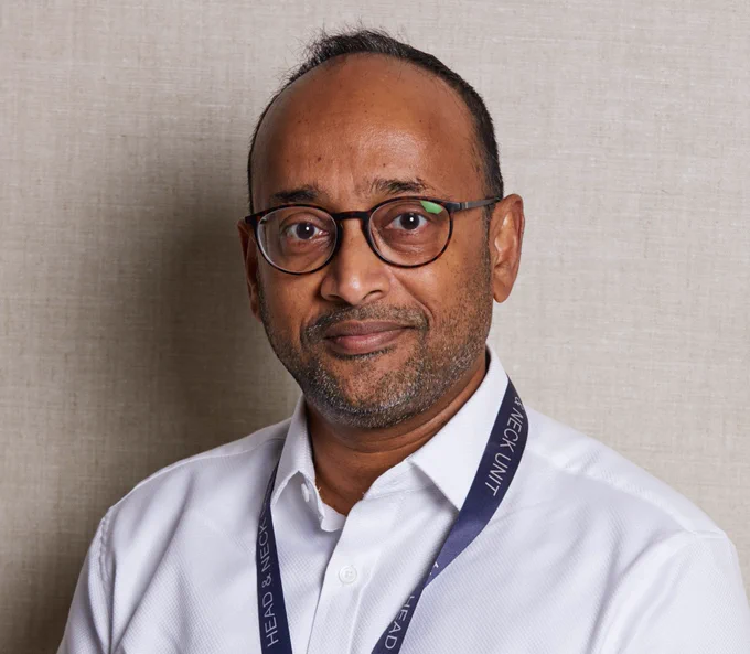 Pictured: Prof Vinidh Paleri