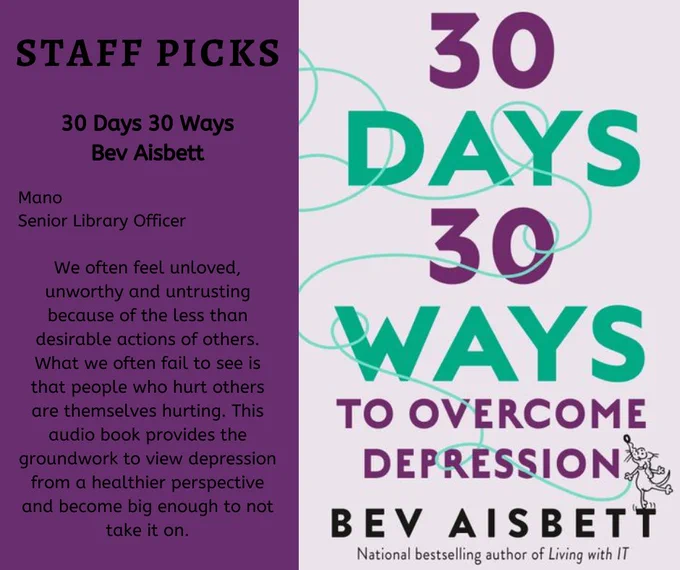 We often feel unloved, unworthy and untrusting because of the less than desirable actions of others. What we often fail to see is that people who hurt others are themselves hurting. This audio book provides the groundwork to view depression from a healthier perspective and become big enough to not take it on.