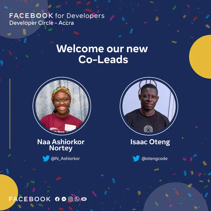 New leaders of #devcaccra 