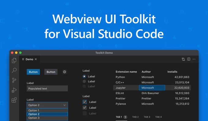 Gallery of UI components