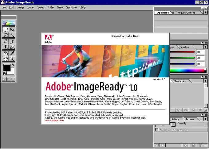 Adobe ImageReady 1.0