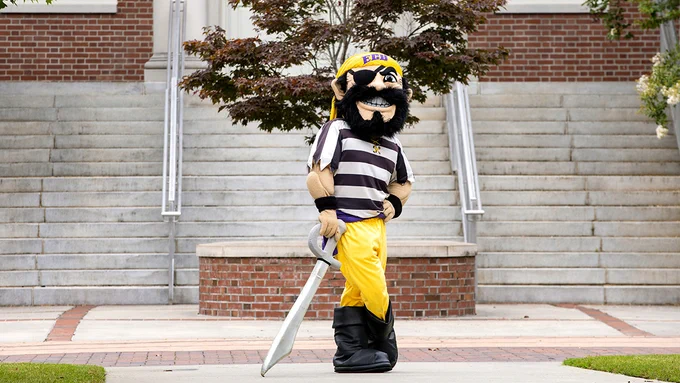PeeDee on campus.