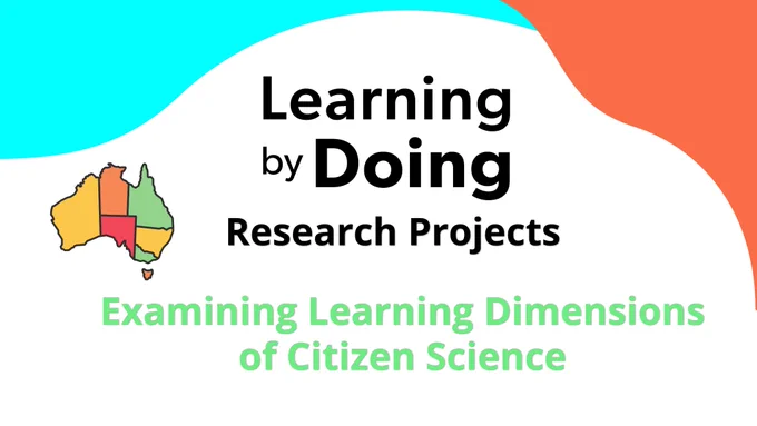 photo reads: learning by doing research projects. Examining learning dimensions of citizen science