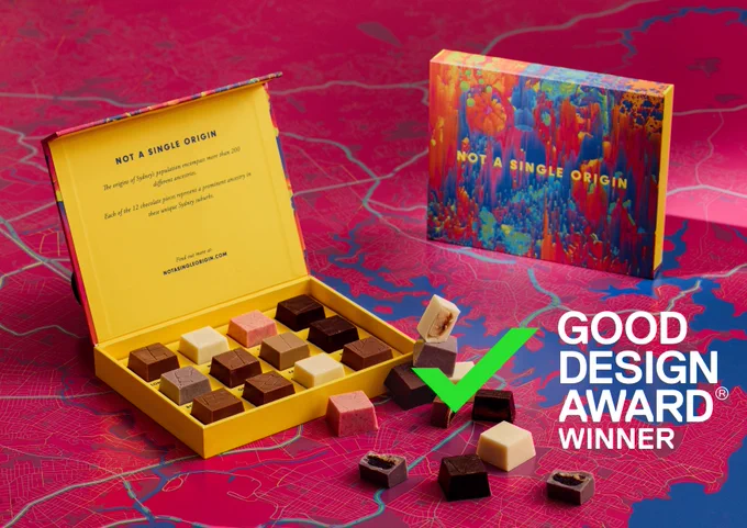 Not a Single Origin data-driven chocolate project wins Good Design Awards 2021