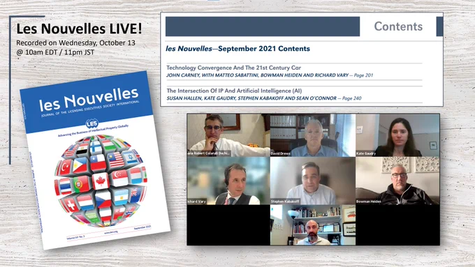 Les Nouvelles LIVE! Oct 13, an LESI Production #AdvancingIP