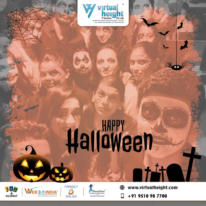 Horror Day @virtualheight 👻
Spooky💀 & Creepy🧛🏻‍♀️ we all looked!! Horrifying fun.

#HorrorDay #dayscelebration #dark #black #fun #hardwork #havefun #playhard #celebrationincompany #BestApplicationDevelopmentCompany #appandwebdevelopment #ahmedabadcompany #WebDevelopment #Appdevelopment #gamedevelopment #appledevelopement #developmentcompany #itcompany #ahmedabadcompany #Web30India #VirtualHeight