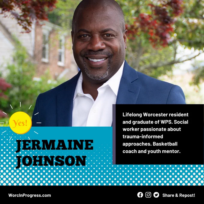 Photo of Jermaine Johnson with quote included in this Tweet.