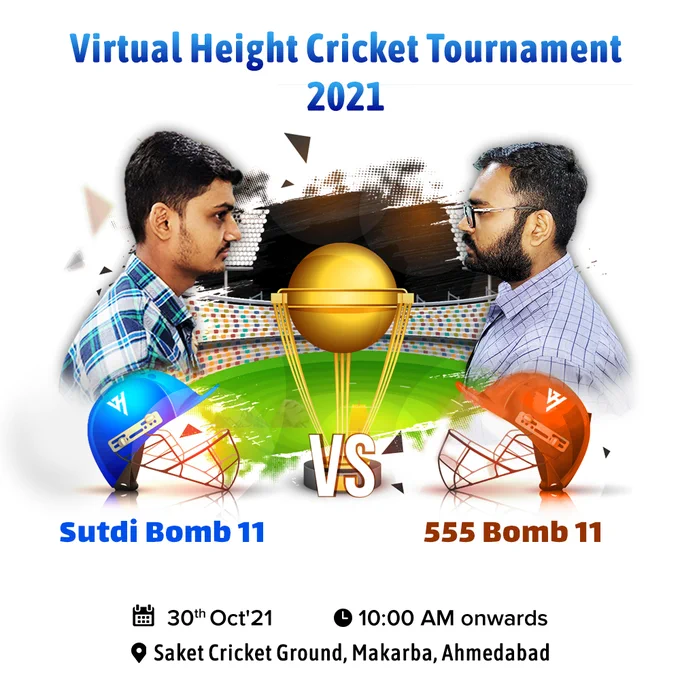 VH Cricket Tournament 2021 | Organized by Virtual Height IT Services Pvt. Ltd. 
.
.
.
#CricketTournament #VHCricket #Sutdibomb #555bomb #BestApplicationDevelopmentCompany #AppandWebDevelopment #AhmedabadCompany #WebDevelopment #AppsDevelopment #GameDevelopment #VirtualHeight #LifeatVirtualHeight 