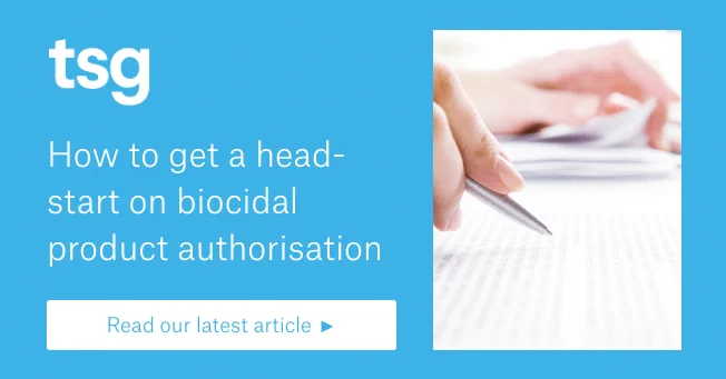 Photo of paperwork - undertaking a data gap analysis for biocidal product authorisation