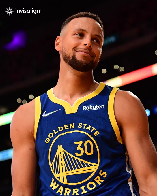 Stephen Curry smiles