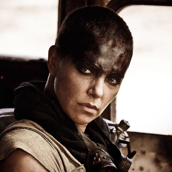 Charlize Theron as Furiosa in Mad Max: Fury Road