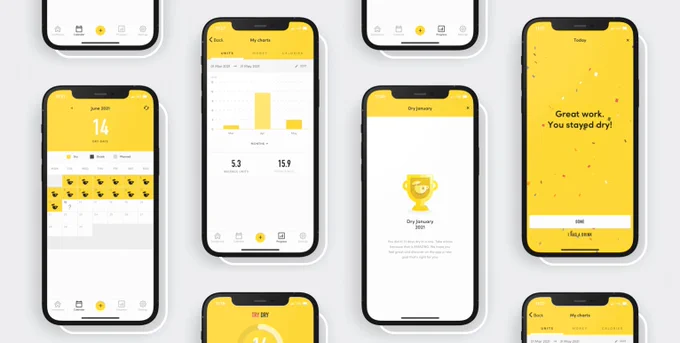 Try Dry mobile app for Alcohol Change UK