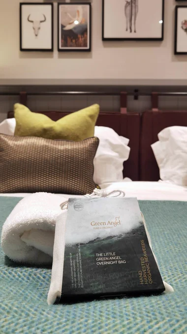 Green Angel Overnight Bag, Staycation, and Bank Holiday essentials. 