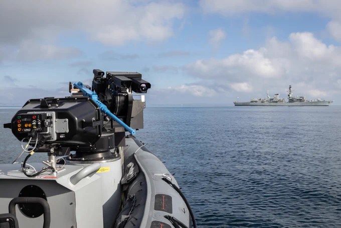 Frigate HMS Argyll has been conducting trials with an autonomous Pacific 24 RIB. 