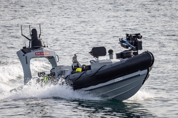 Frigate HMS Argyll has been conducting trials with an autonomous Pacific 24 RIB. 