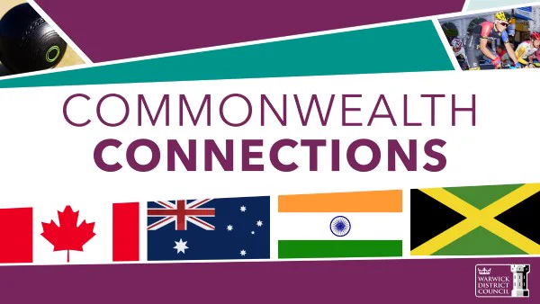 Commonwealth Connections with flags from commonwealth countries below