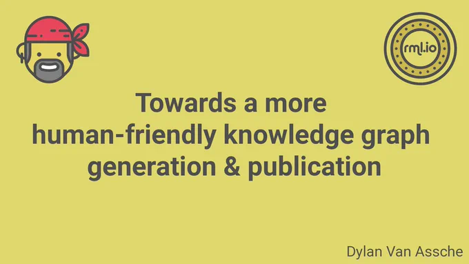 Checkout our demo of our paper 'Towards a more human-friendly knowledge graph generation & publication' at ISWC2021 Posters & Demos session 3 on 28/10/21 at 15h00 CEST!