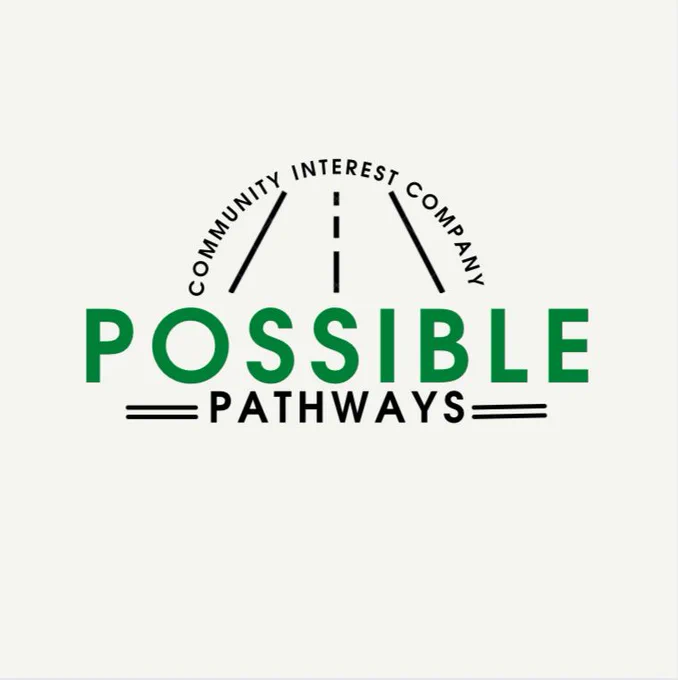 [image description: Possible Pathways CIC logo displaying company name and pathway graphics]
