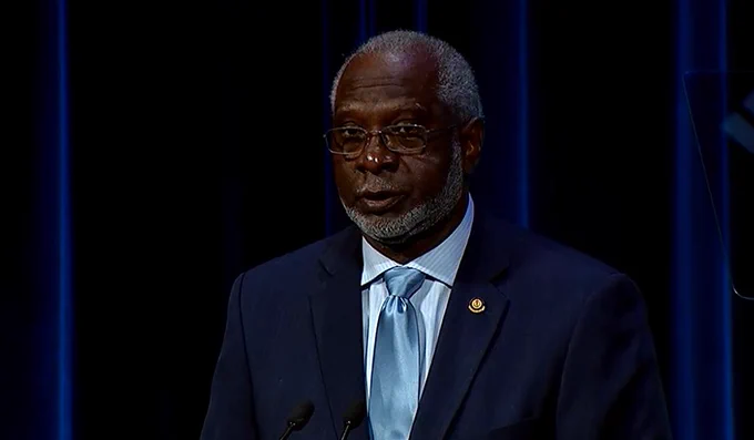 David Satcher speaking at #APHA2021