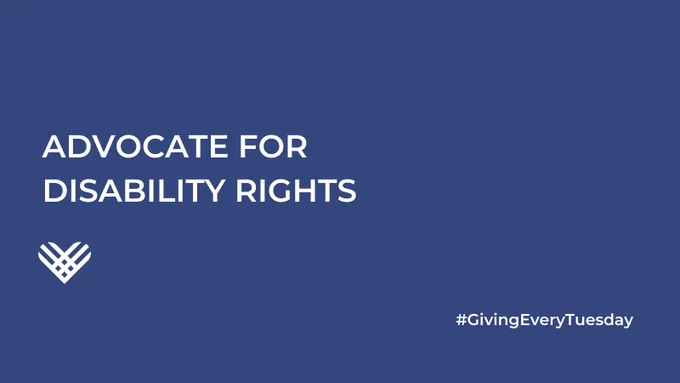 advocate for disability rights