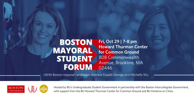 Event will take place at the Howard Thurman Center for Common Ground 808 Commonwealth Avenue, Brookline, MA