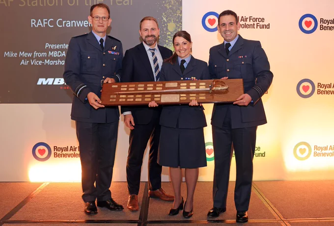 Image shows RAF Benevolent Fund winners.