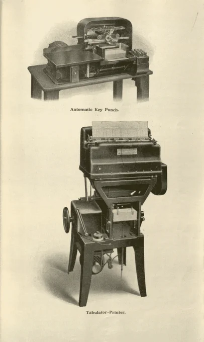A keypunch machine