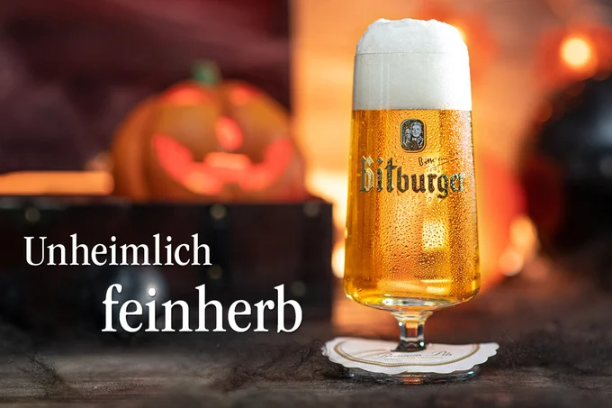 Gezapftes Bitburger Premium Pils