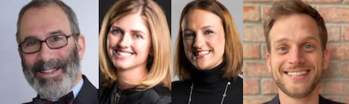 (L to R) Gil Bashe, Kim Blake, Julie McCracken & Kris Fetterman