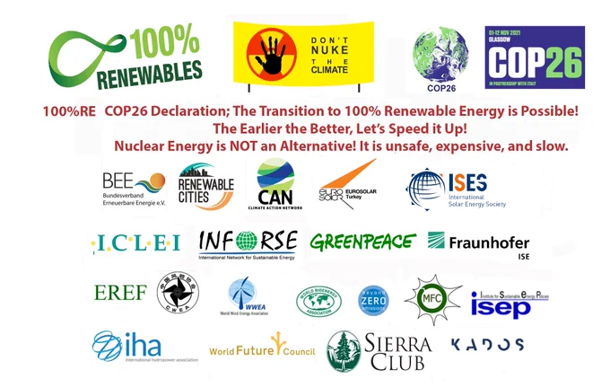 100% Renewables! Earlier Better! Nuclear is NOT Alternative! It is unsafe, expensive and slow!