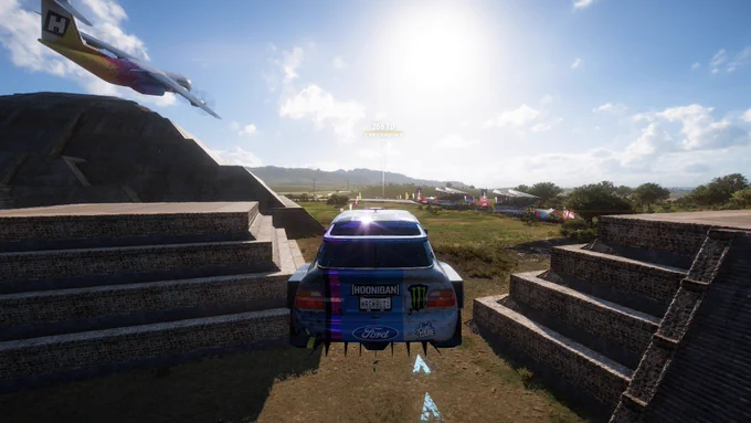 Car jumping via Forza Horizon 5